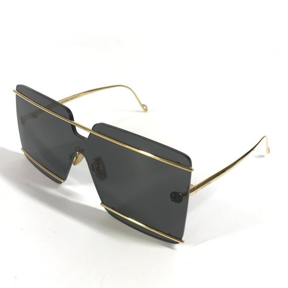 LOEWE LW40073U logo glasses eyewear sunglasses Plastic / Metal Black/Gold main image 16